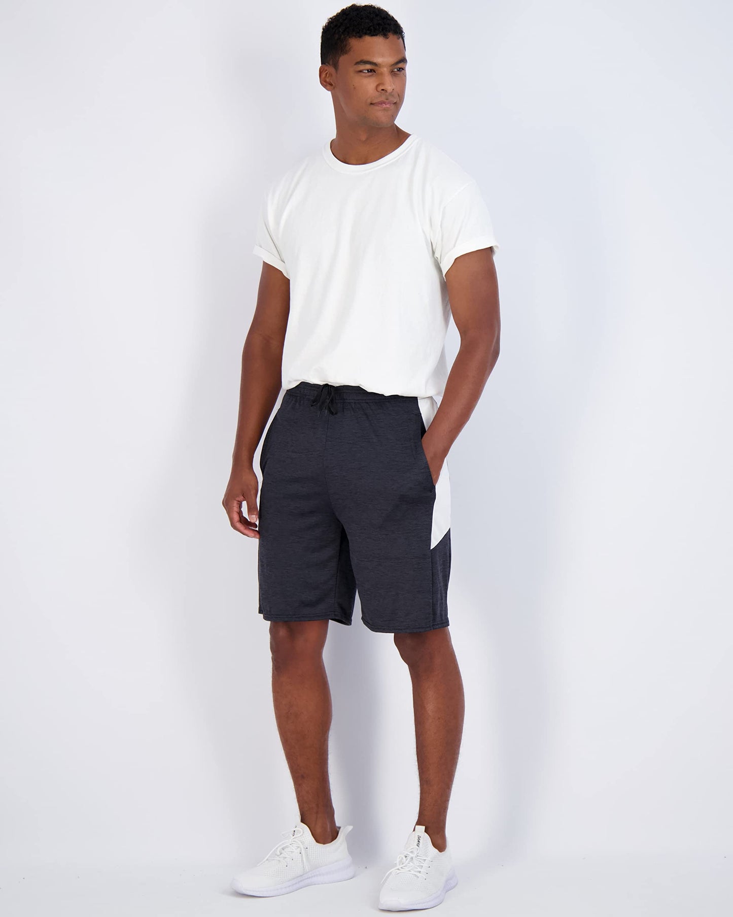 - Mens Quick Dry Fit Dri-Fit Active Wear Shorts -