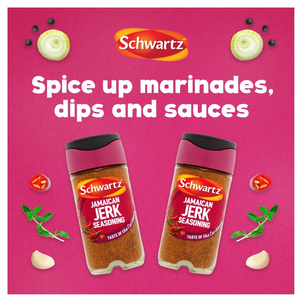 - Schwartz Jamaican Jerk Seasoning 51 G | Jar | Pack of 6 -