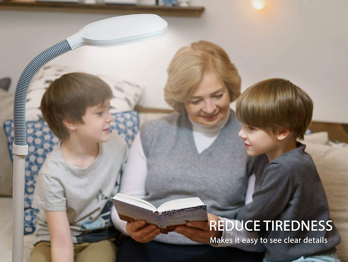 - Kenley Daylight Reading Lamp | Floor Standing | Standard Reading Light -