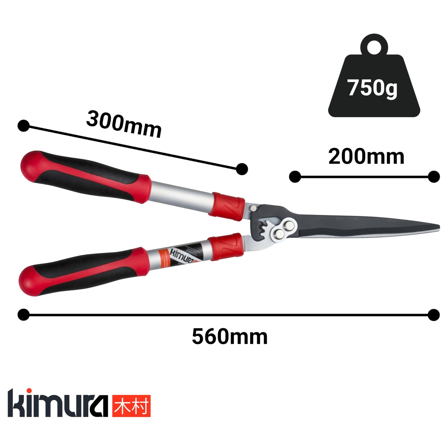 - Kimura® Pro Heavy Duty Garden Shears | Premium Hedge Shears With Patented Gearing Technology -