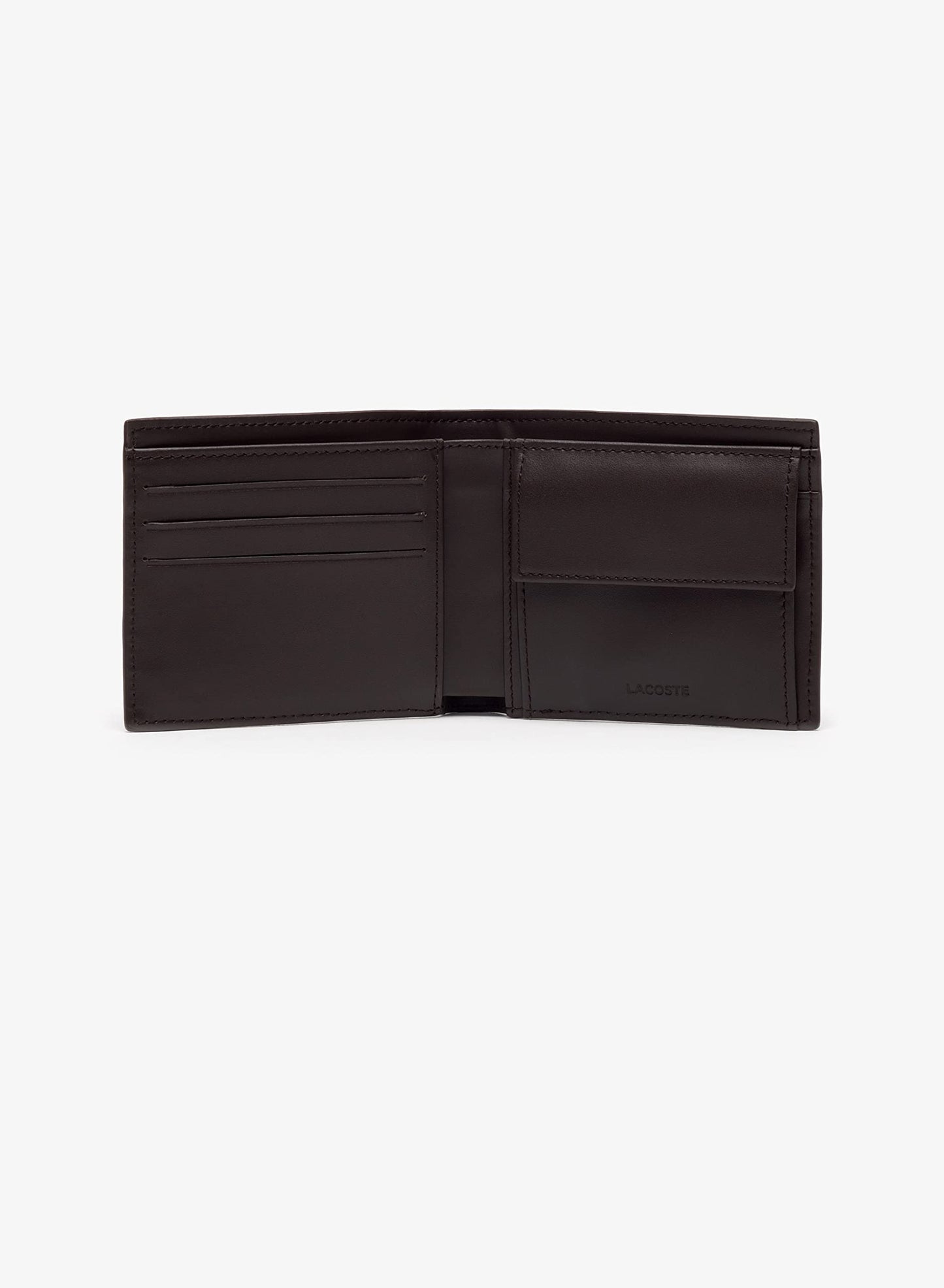 - Lacoste Men's Wallet Fg Dark Brown -