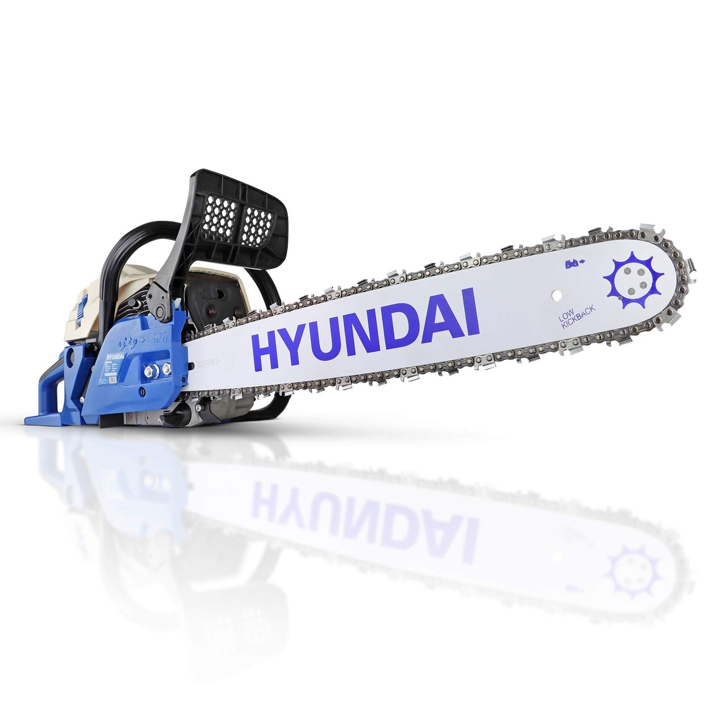 - Hyundai 62cc 20” Petrol Chainsaw | 2-Stroke Easy-Start -