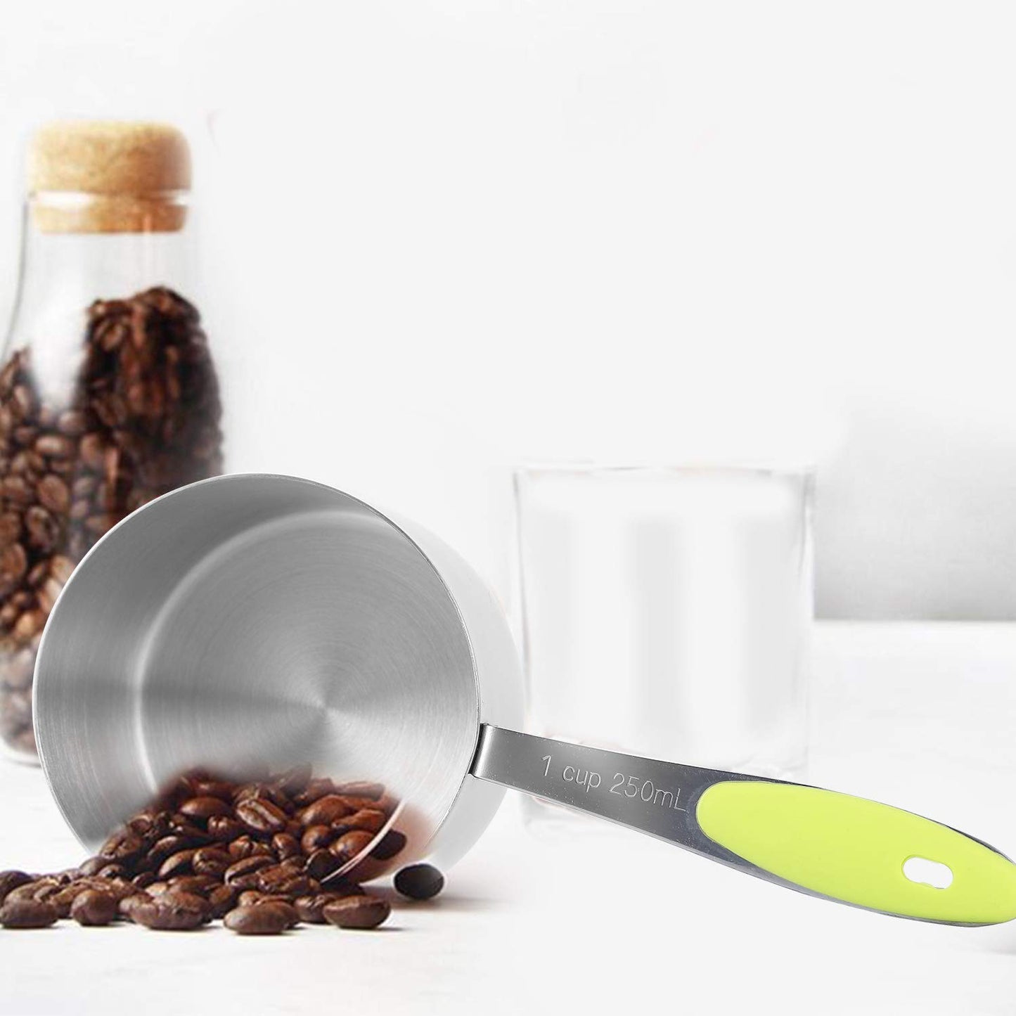 - HAUSPROFI Measuring Cups and Spoons Set of 14 | Stainless Steel Cup Measurement Set -