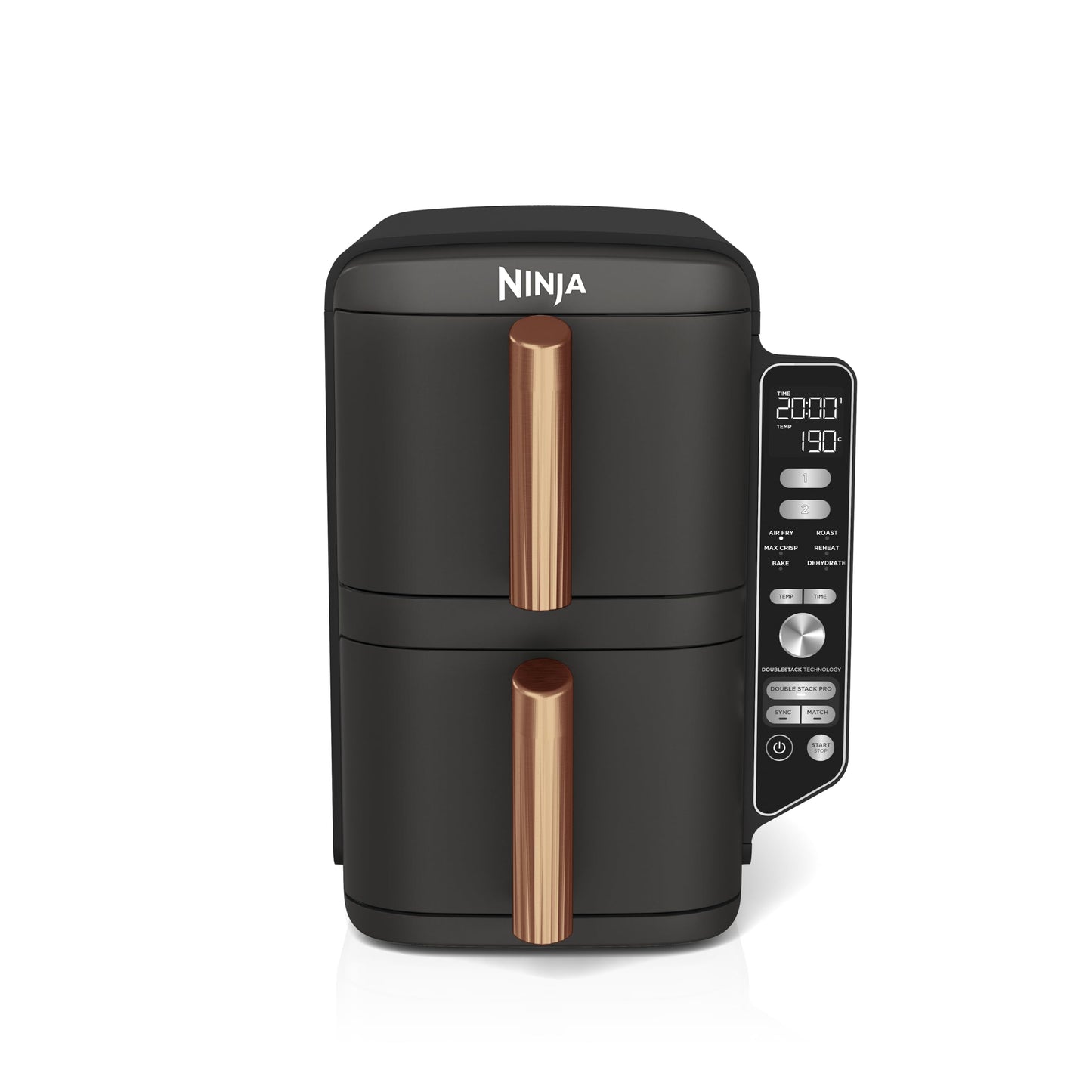 - Ninja Double Stack XL Air Fryer | Vertical Dual Drawer Air Fryer 4 cooking levels -