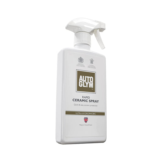Autoglym Rapid Ceramic Spray Ultra Hydrophobic, 500ml - Tropical Scented Ceramic Coating Car Spray Wax For Superior Paintwork Protection