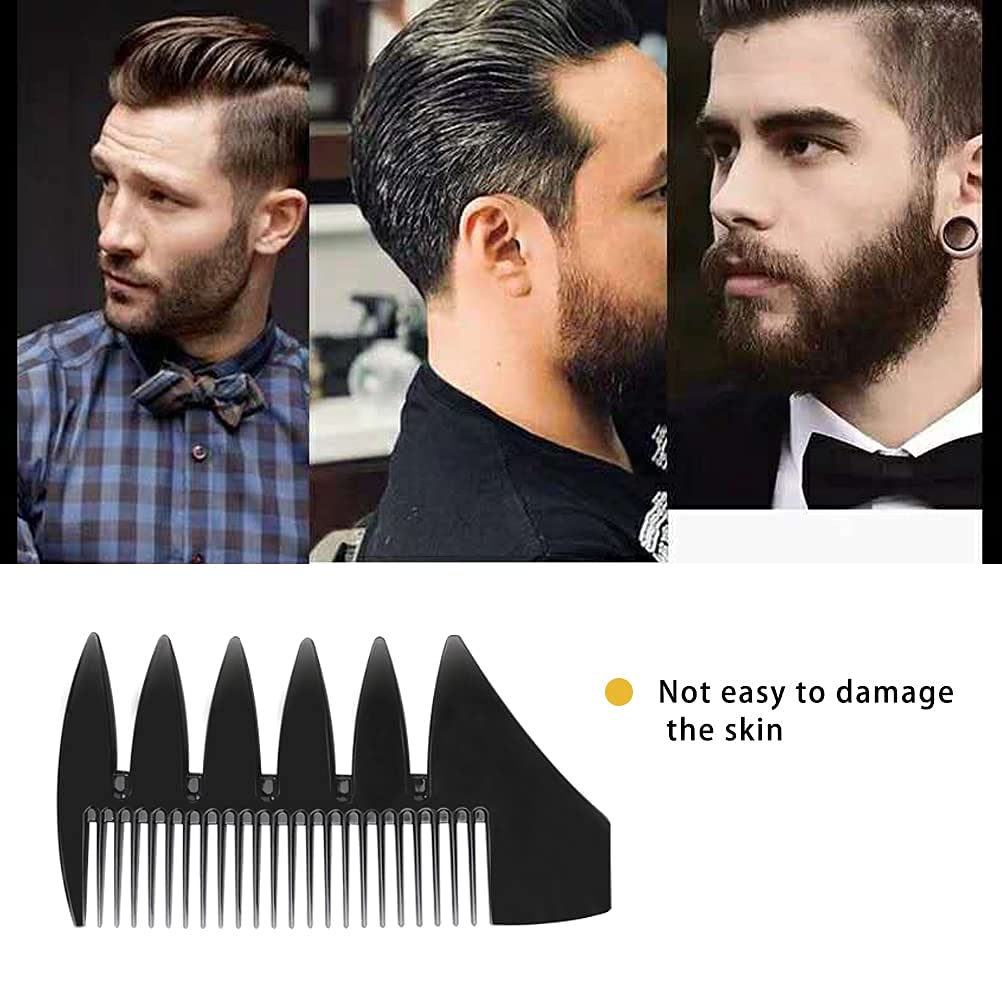 - Lanjue 3 Pieces Men Styling Comb | Black Pompadour Comb For Men -