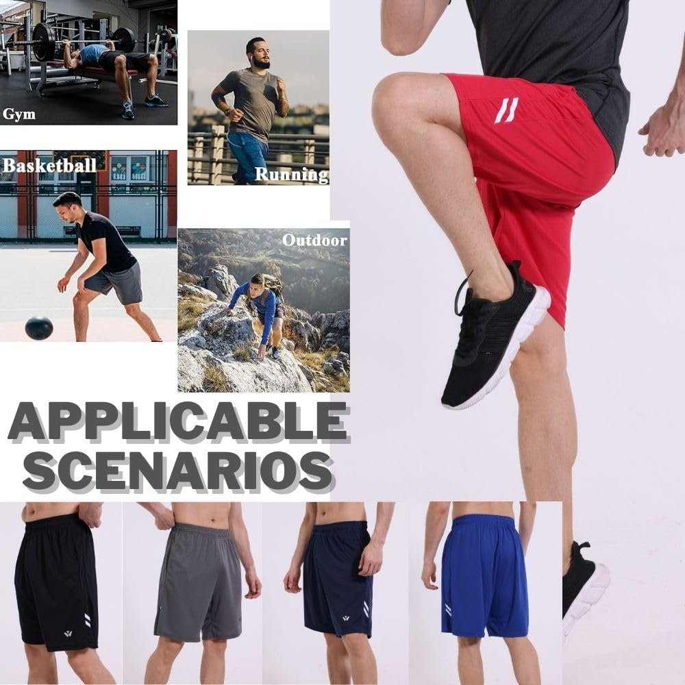 - Fovdtaa 5 Pack | Mens Sports Shorts -