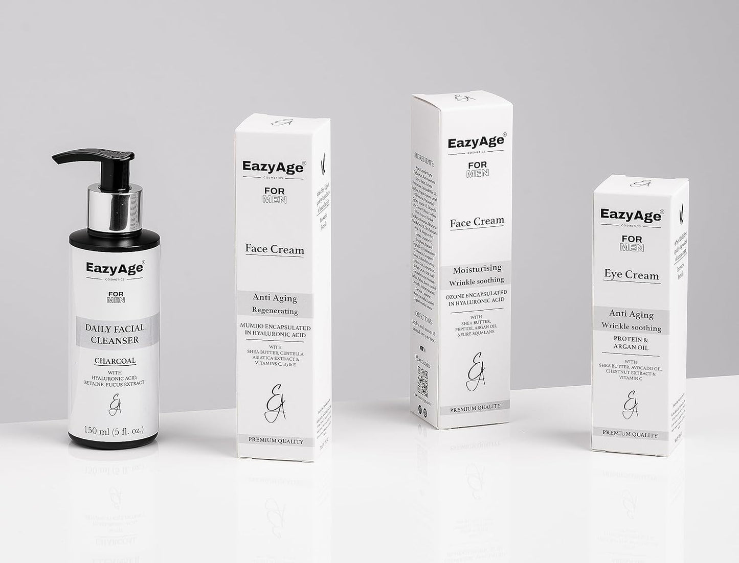 - EazyAge | Anti-Aging Face Cream for Men | Night Skin Regeneration | Men's Moisturiser | Mumijo Shilajit, Hyaluronic Acid | Reduces Wrinkles, Dark spots, Redness, 50ml -