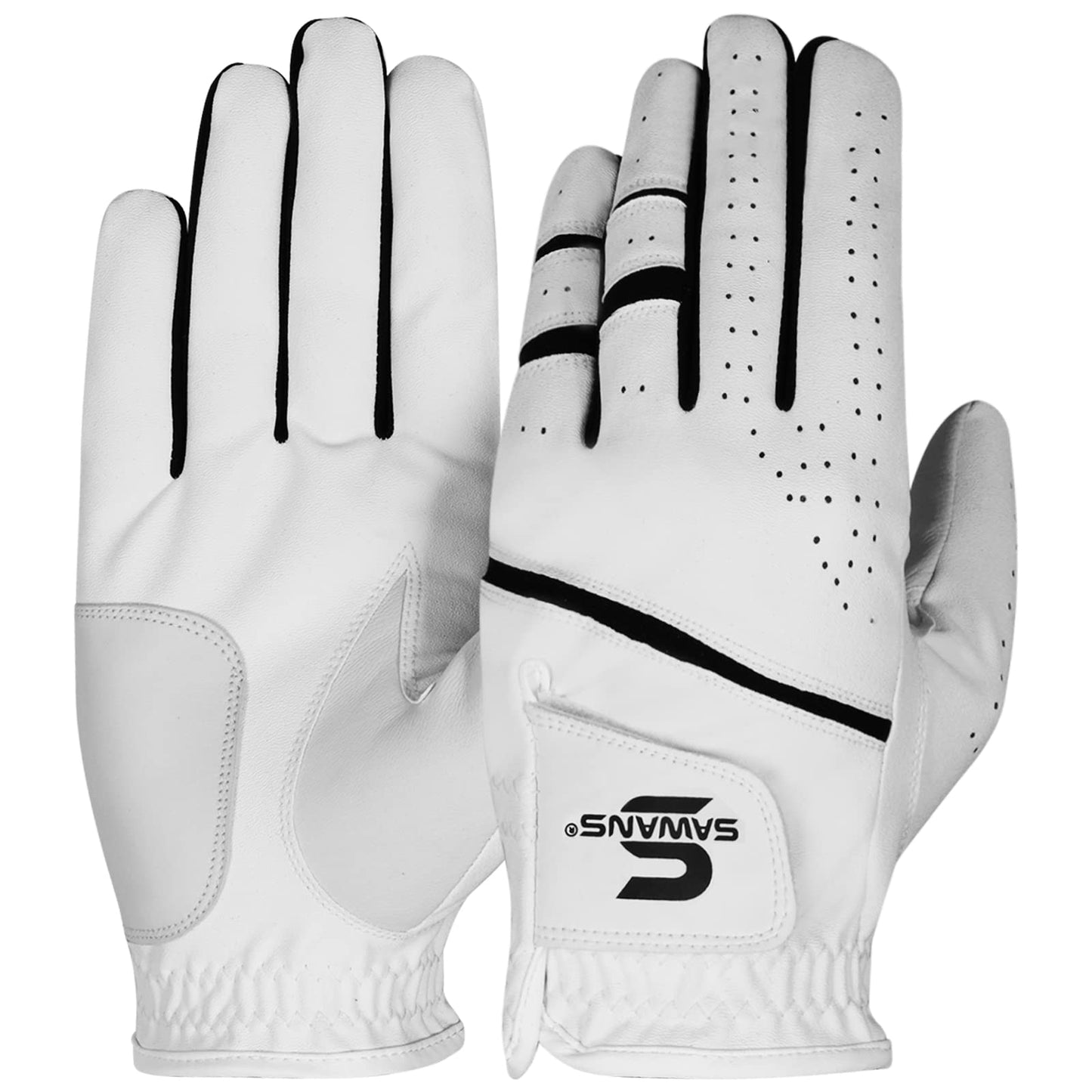 - SAWANS Golf Glove | Men's Durable Premium Leather Left Hand Right -
