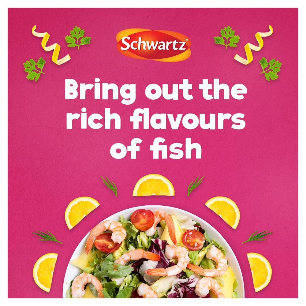 - Schwartz Lemon & Dill Fish Seasoning 55 G | Jar | Pack of 6 -