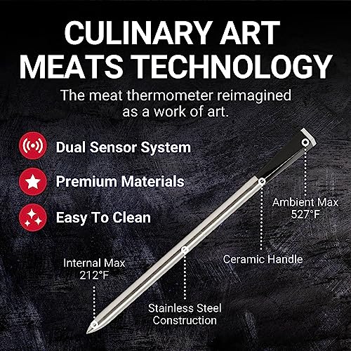 - MEATER Plus | 50m Long Range Smart Wireless Meat Thermometer -