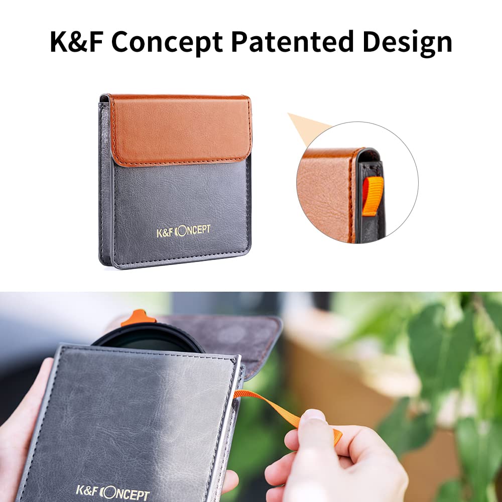 - K&F Concept 49mm Variable ND Filter | ND2- ND400 | High Definition Nano X Adjustable Fader | Neutral Density Lens Filters -
