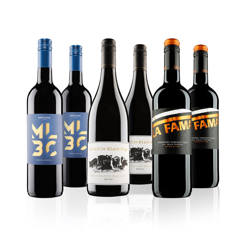 - Virgin Wines - Customer Favourites Red Wine Case - 6 Bottles (75cl) -