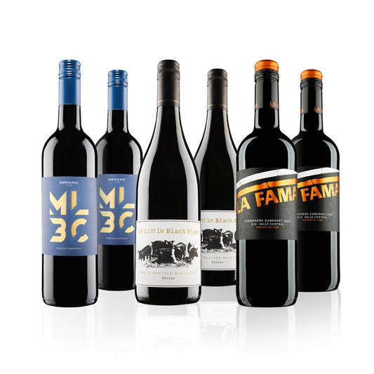 - Virgin Wines - Customer Favourites Red Wine Case - 6 Bottles (75cl) -