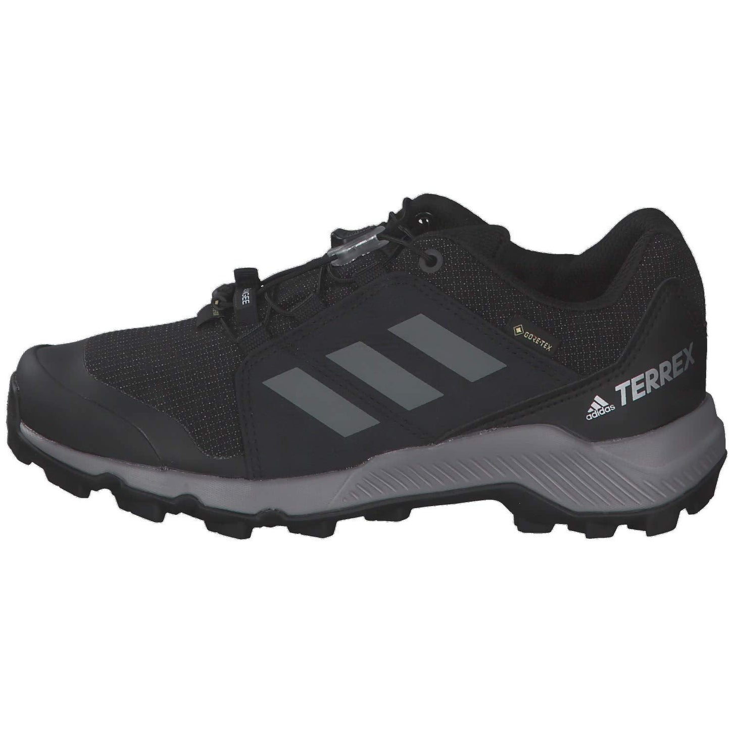 adidas Unisex Kids Terrex GORE-TEX Trainers, Core Black/Grey Three/Core Black, 4 UK