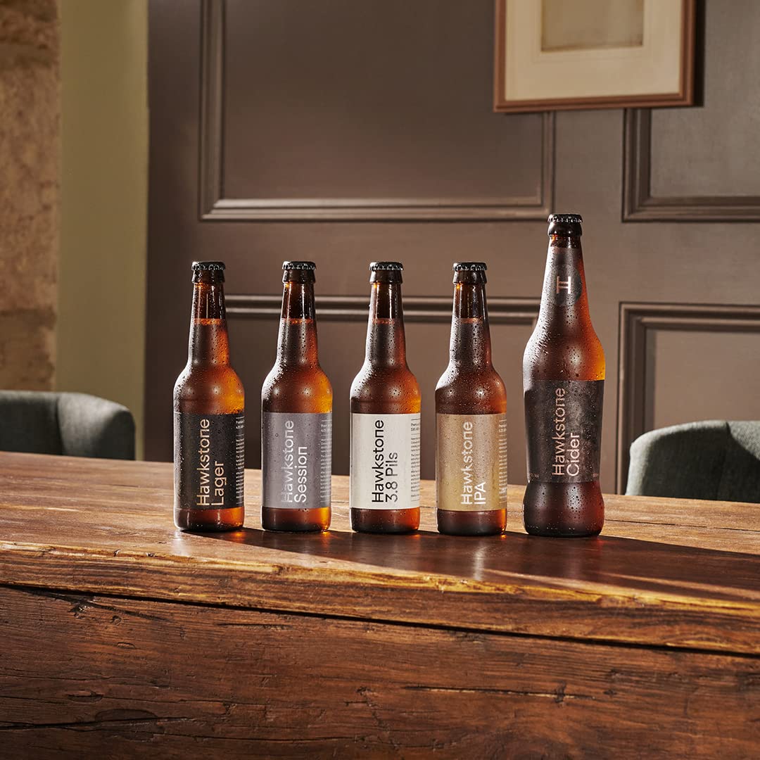 - Hawkstone Session Lager | Case of 12 x 330ml Bottles -