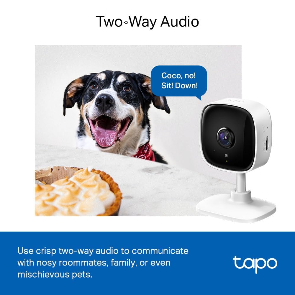 - Tapo Mini Smart Security Camera | Indoor CCTV | Works with Alexa & Google Home -