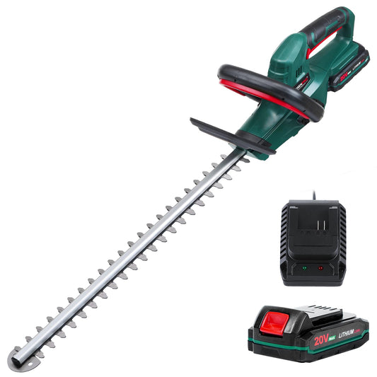 - POSENPRO 20V Cordless Hedge Trimmer | Lightweight Handheld Garden Cutter | Cordless Hedge Cutter with 2.0Ah Battery & Charger -
