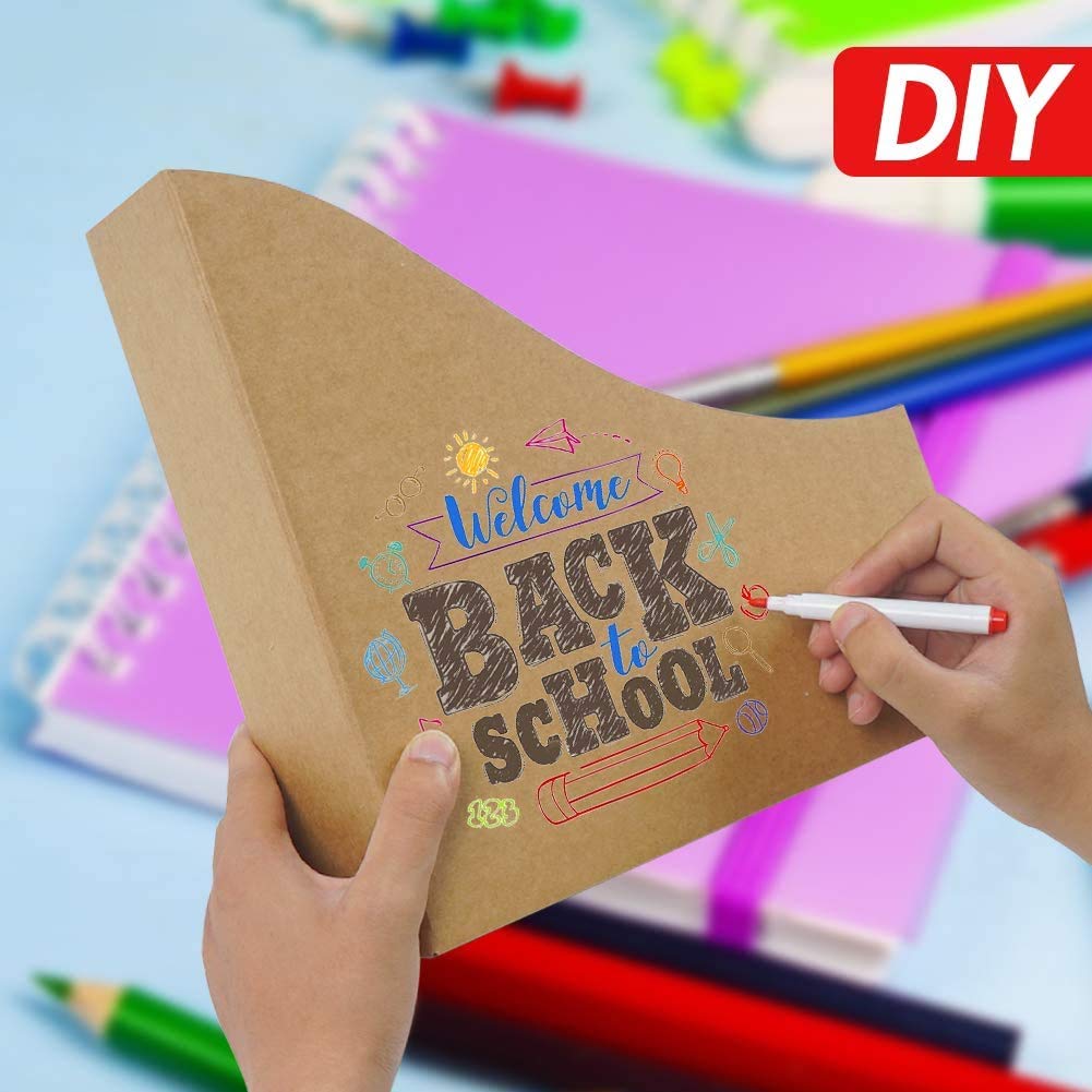 - Koogel 8 PCS Magazine Files Holder | Cardboard Magazine Rack | Labels | A4 File Organiser Box -