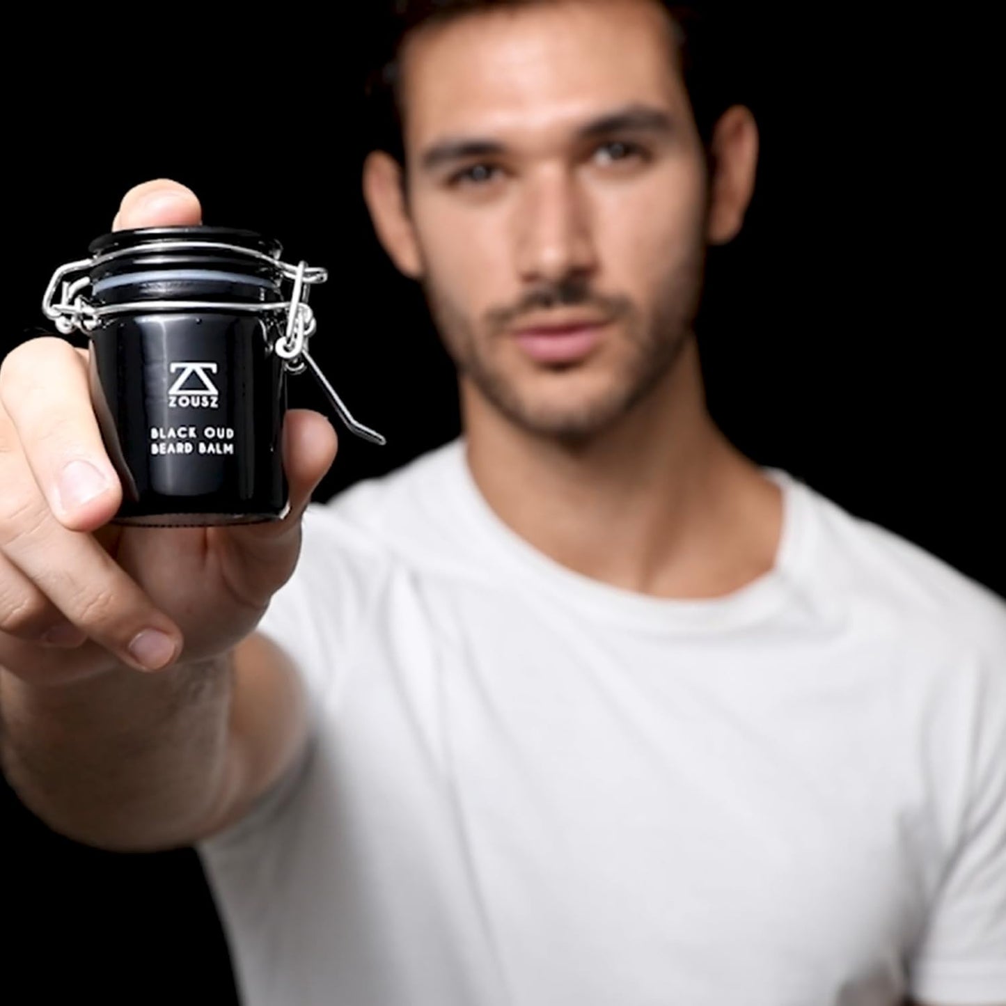 - ZOUSZ Black Oud Beard Balm for Men with Shea Butter