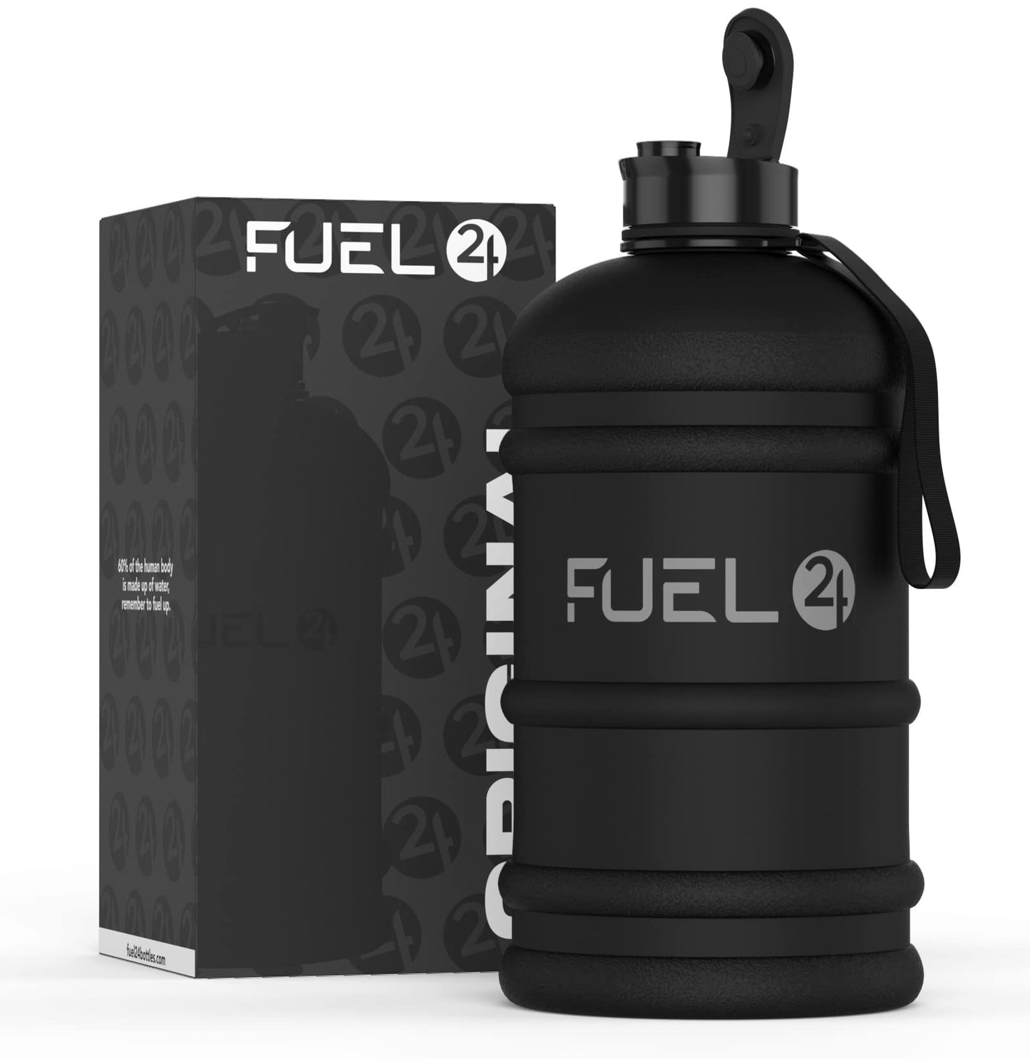 - Fuel24 | 2.2 Litre Water Bottle | Extra Strong Flex Material | Drop Proof | Pop or Straw Cap Options -