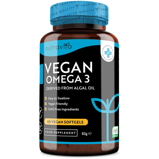 - Vegan High Strength Omega 3 2000mg Soft Gels -