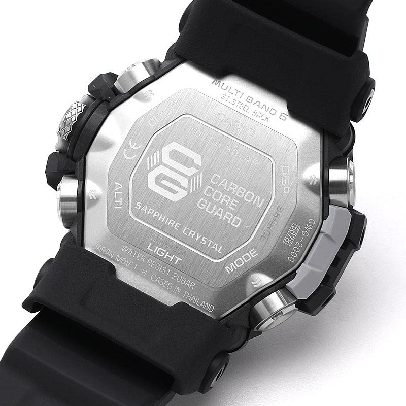 - G-Shock New Thinner Carbon Mudmaster Watch | Solar Black -