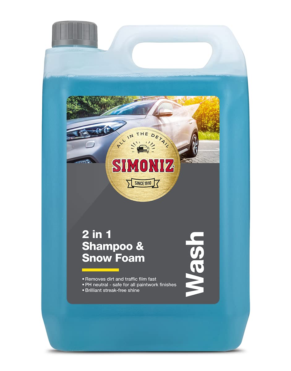 - Simoniz Car Shampoo & Wax 5L | 2-in-1 Car Shampoo -