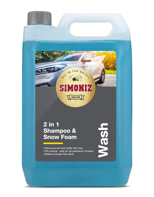 - Simoniz Car Shampoo & Wax 5L | 2-in-1 Car Shampoo -