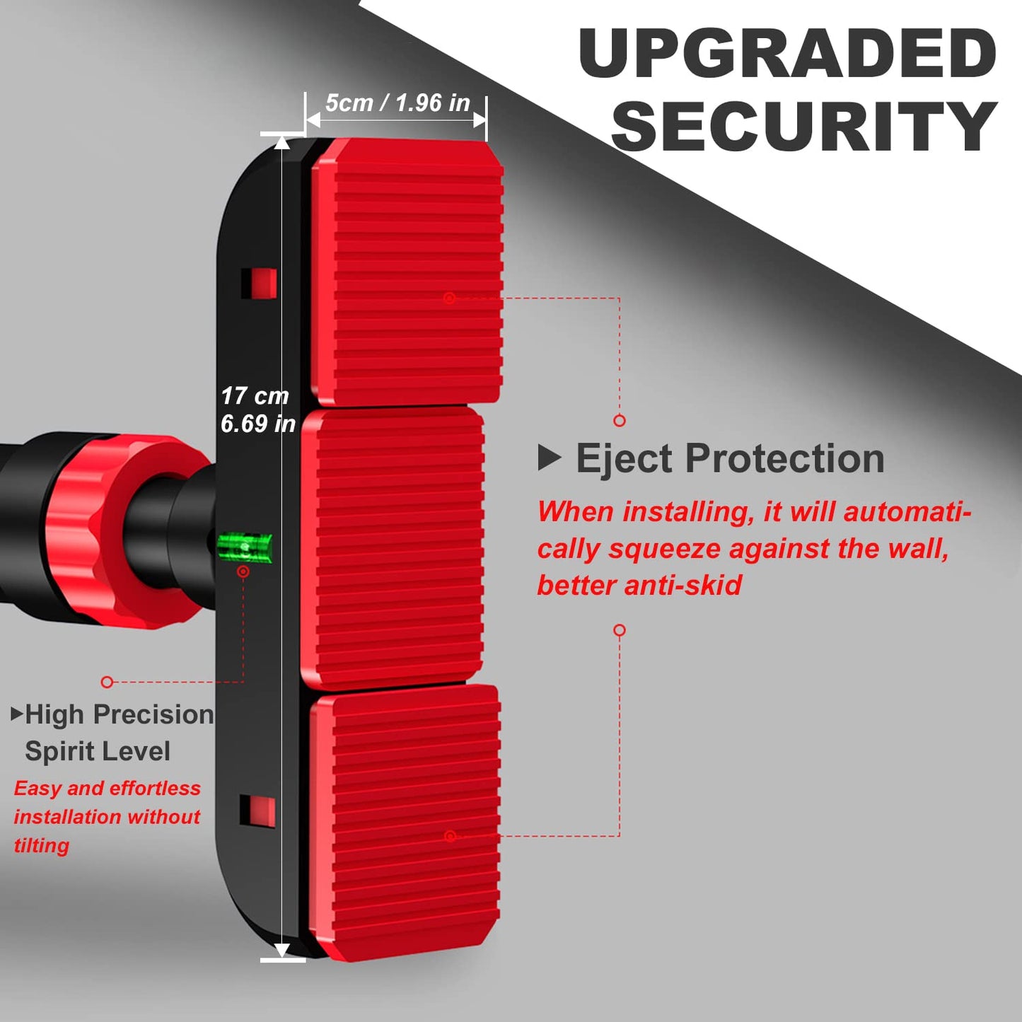 - RHINOSPORT Door Pull Up Bar | Chin Up Bar from 72-95 cm (28.3in-37.4in) -