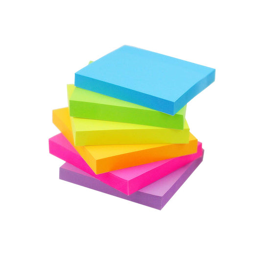 - Early Buy Sticky Notes 6 Bright Color 6 Pads Self-Stick Notes -