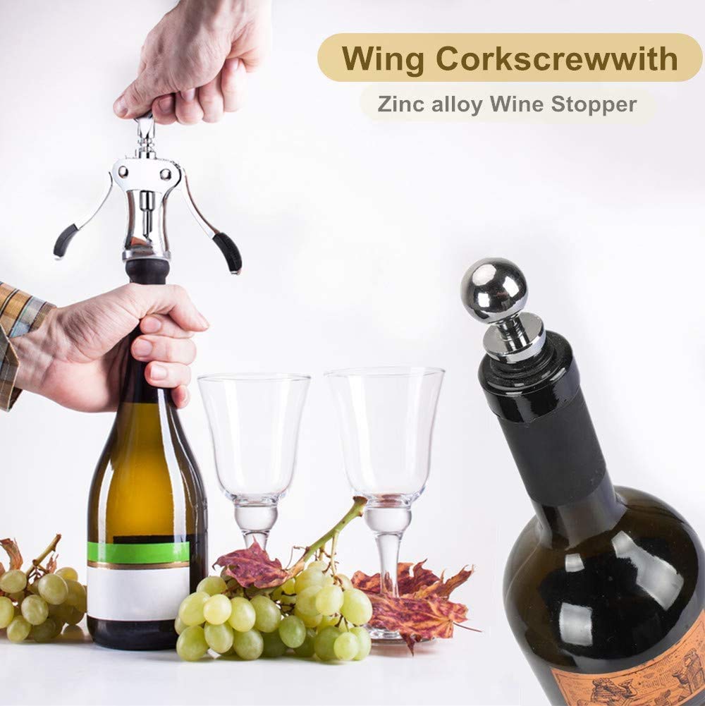 - Wing Corkscrew Stainless Steel Wine Opener.