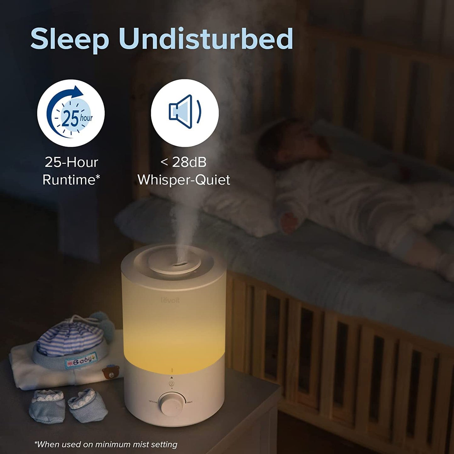 - LEVOIT 3L Humidifier | Cool Mist Humidifier for Home -