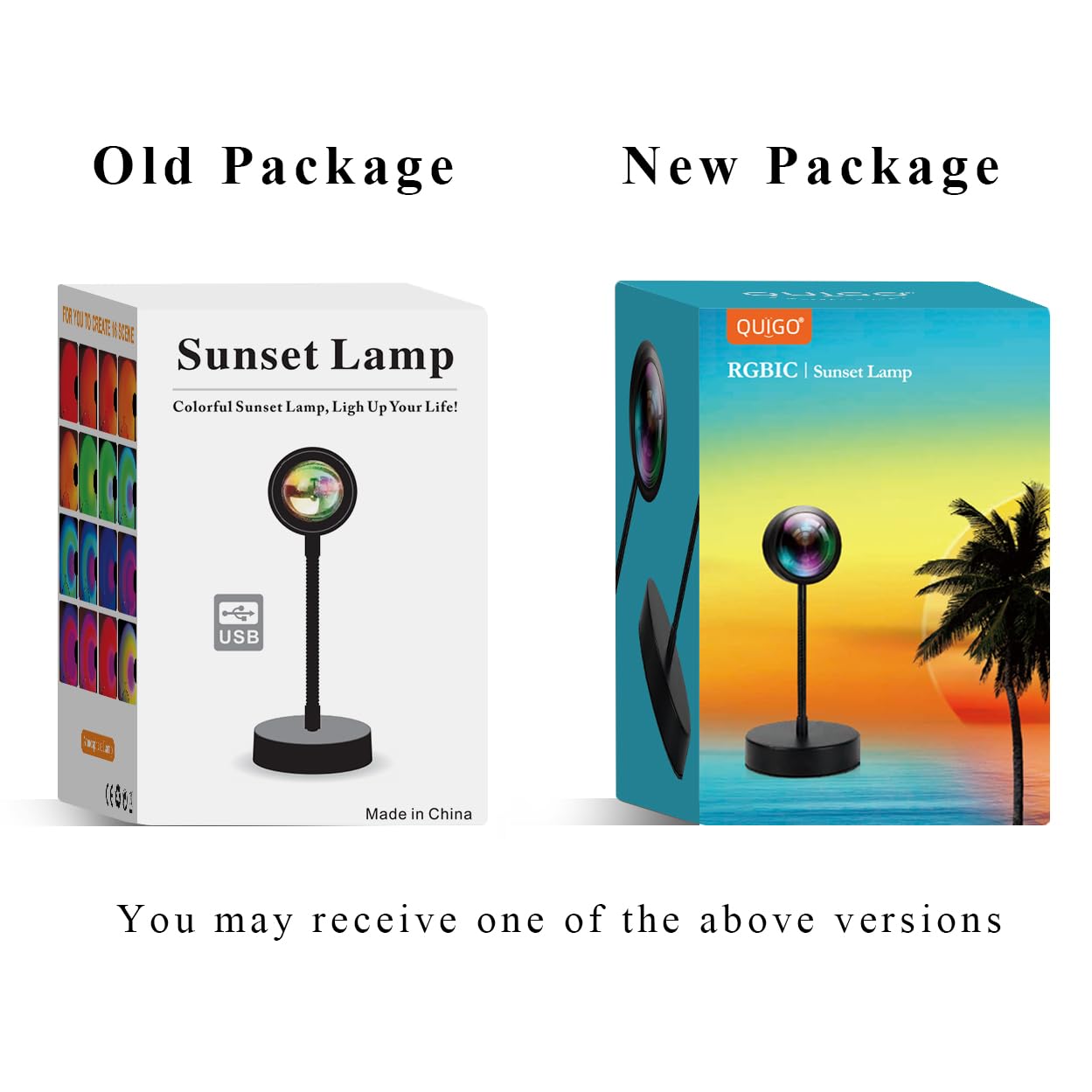 - QUIGO Sunset Lamp | Projection Led Lights -
