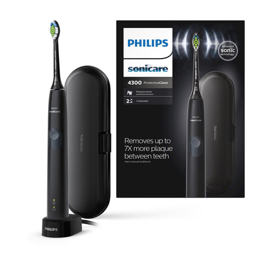 - Philips Sonicare ProtectiveClean 4300 | Sonic Electric Toothbrush with W2 Optimal White Toothbrush Head -