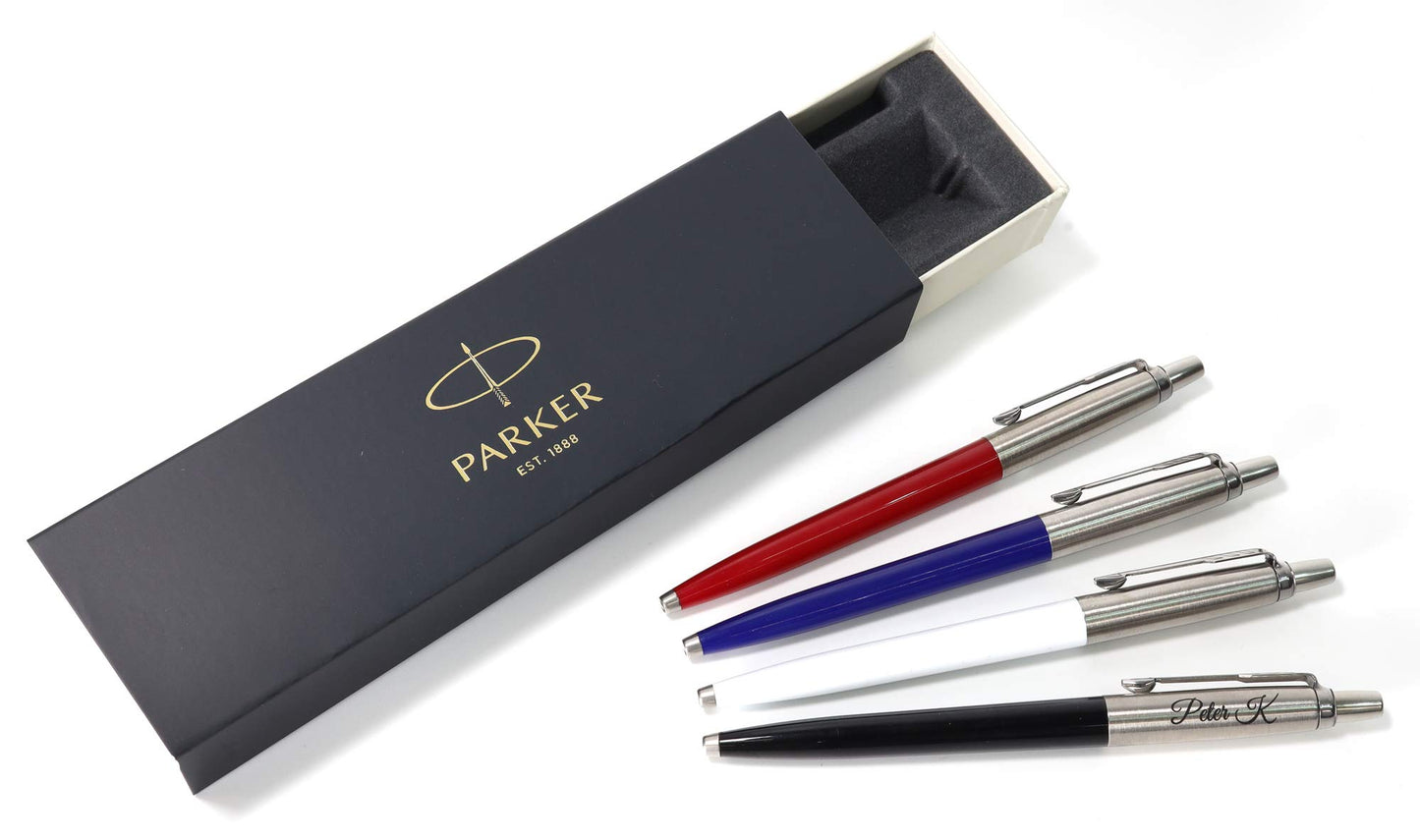 - Personalised Custom Parker Jotter Pen + Gift Box -