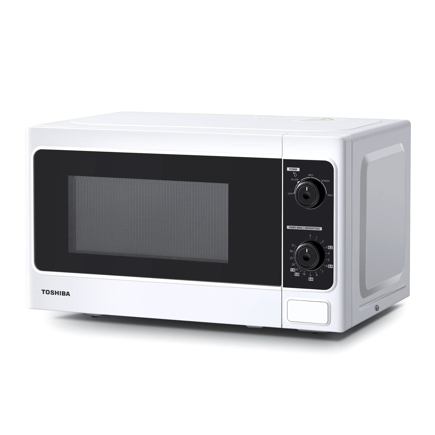 - TOSHIBA 20 Liter 800W | Manual Control Solo Small Microwave | Compact -