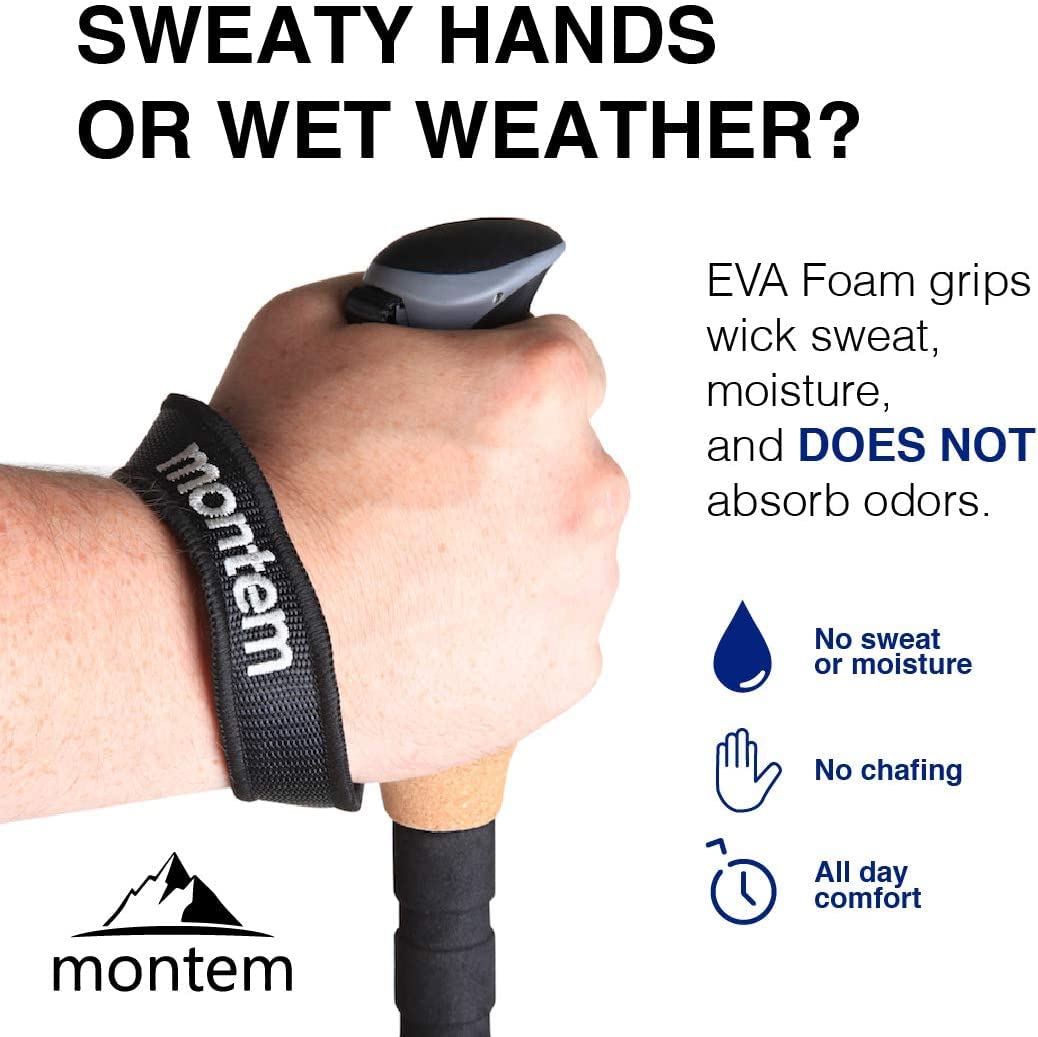 - Montem Ultra Light 100% Carbon Fiber Trekking | Walking | Hiking Poles | One Pair (2 Poles) -