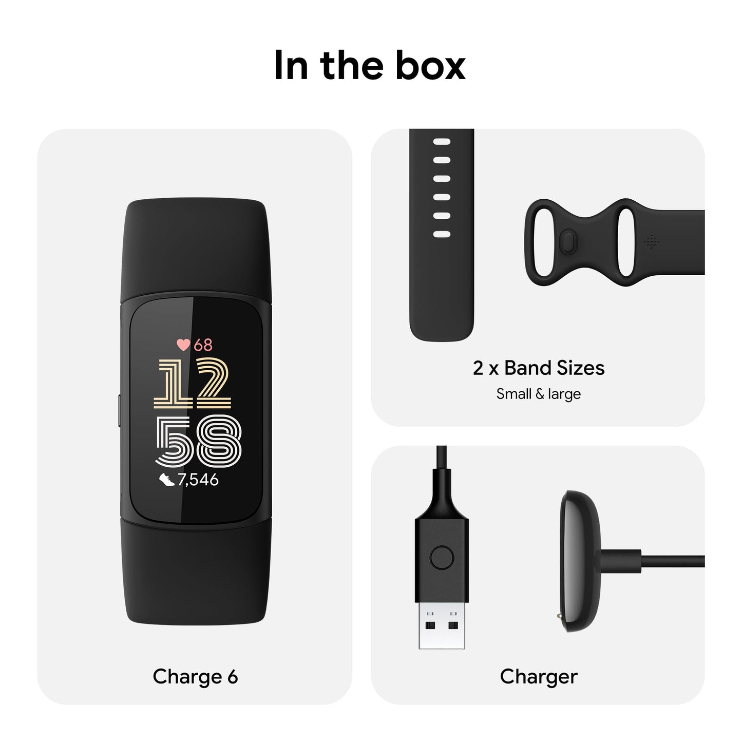 - Fitbit by Google | Charge 6 Activity Tracker -