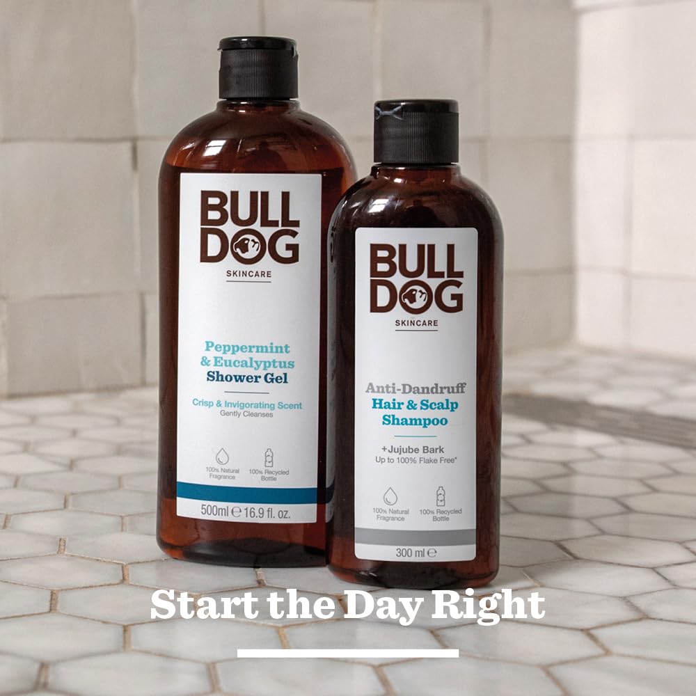 BULLDOG SKINCARE - Anti-Dandruff Shampoo For Men Flake Free Scalp 300 ml