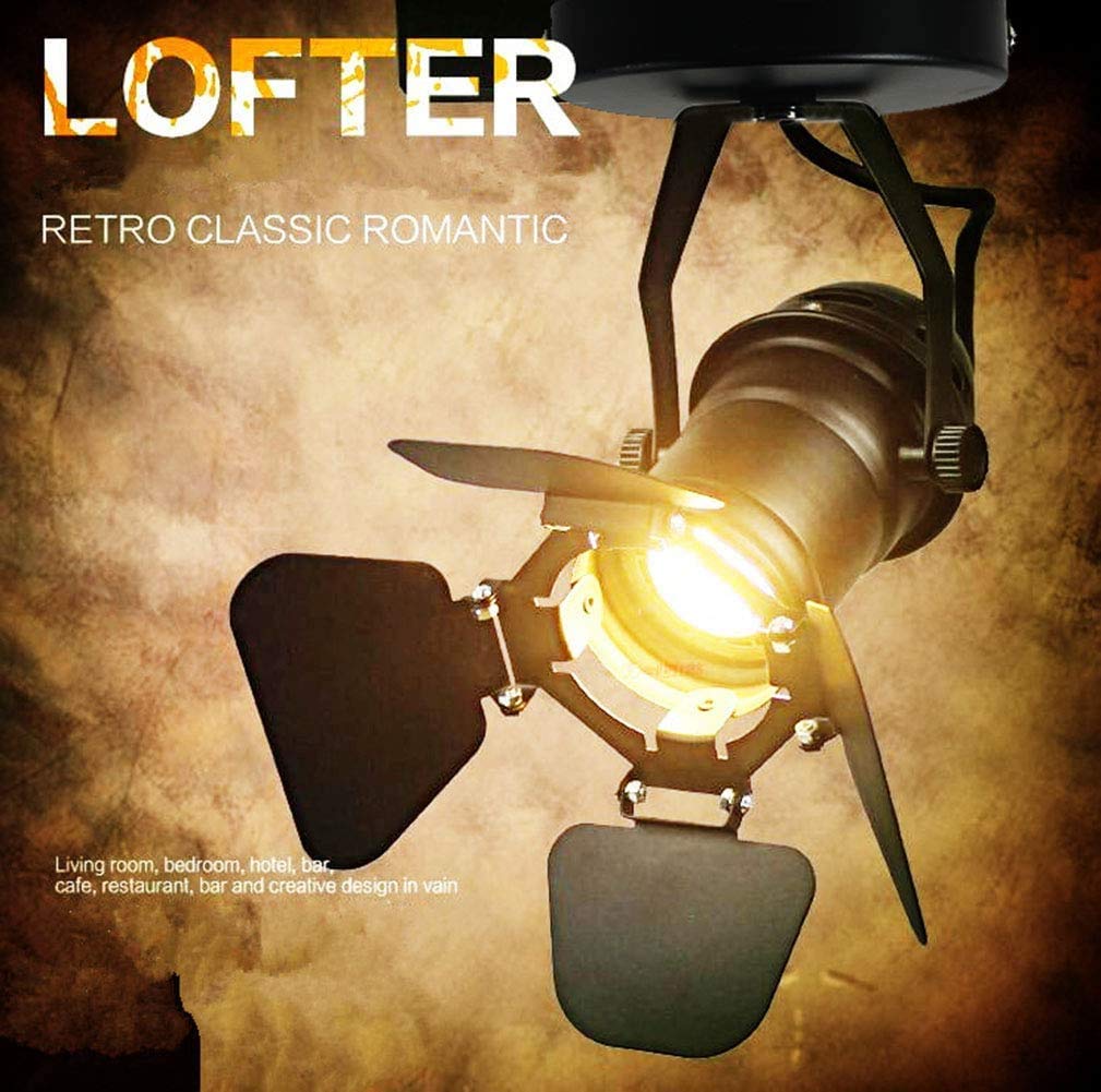 - Vintage Ceiling Spotlight Fixture E27 Spot Light Industiral Spot Wall/Ceiling Light -