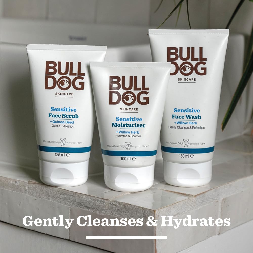 Bulldog Sensitive Moisturiser for Men, 100ml, (Pack of 1)