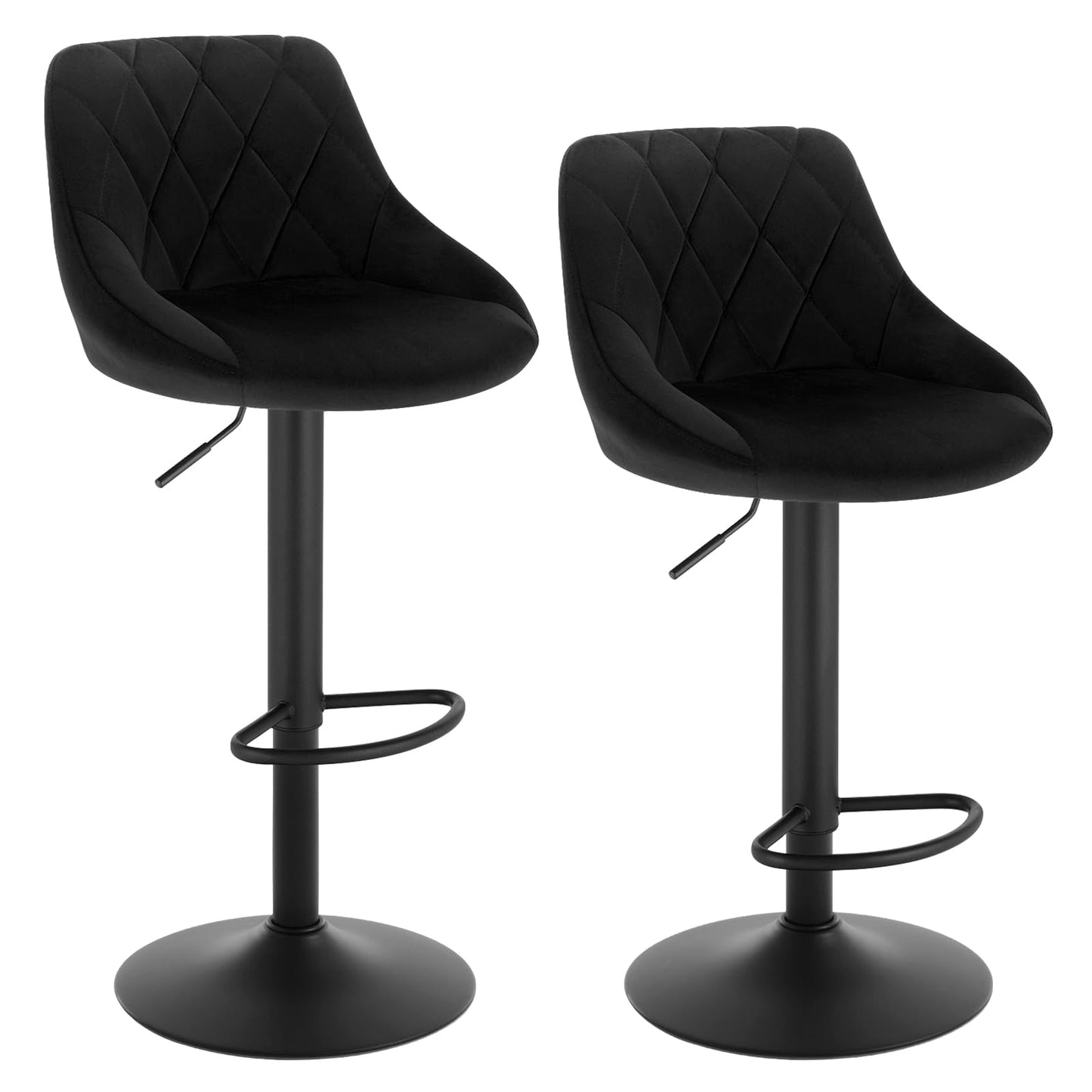 - WOLTU Bar Stools Black Bar Chairs Breakfast Dining Stools for Kitchen Island Counter Bar