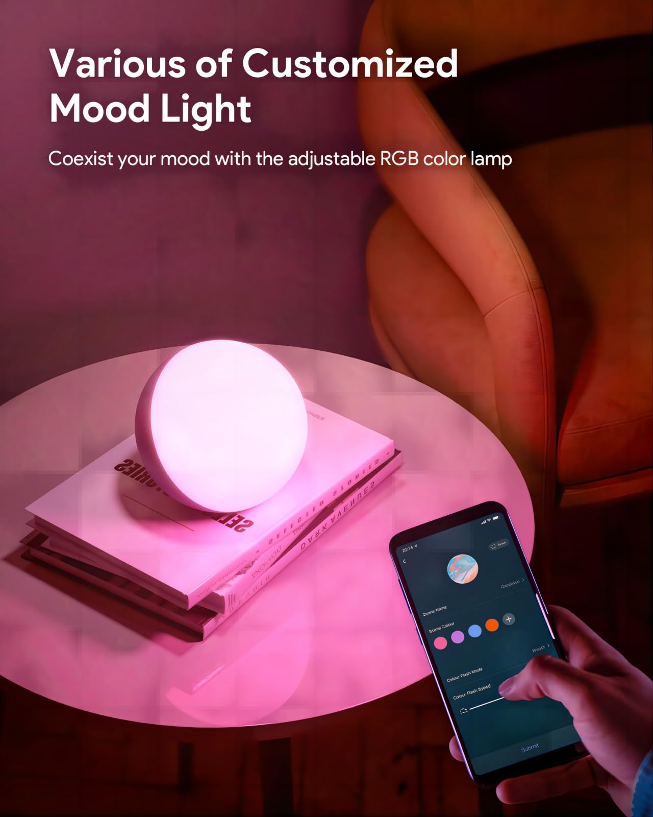 - Smart Table Lamp | Dimmable Desk Lamp | App/Voice Control -