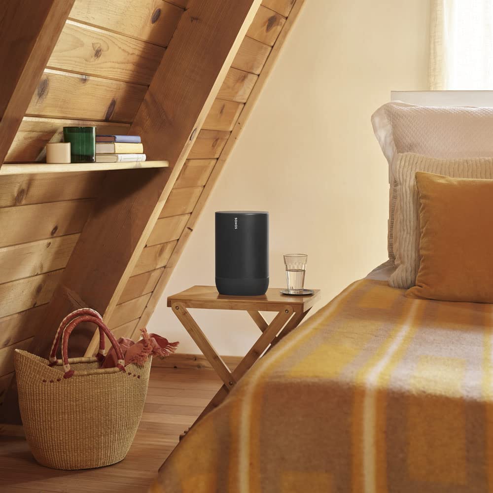- Sonos Move - The durable battery-powered Smart Speaker for Outdoor and Indoor Listening | Black -