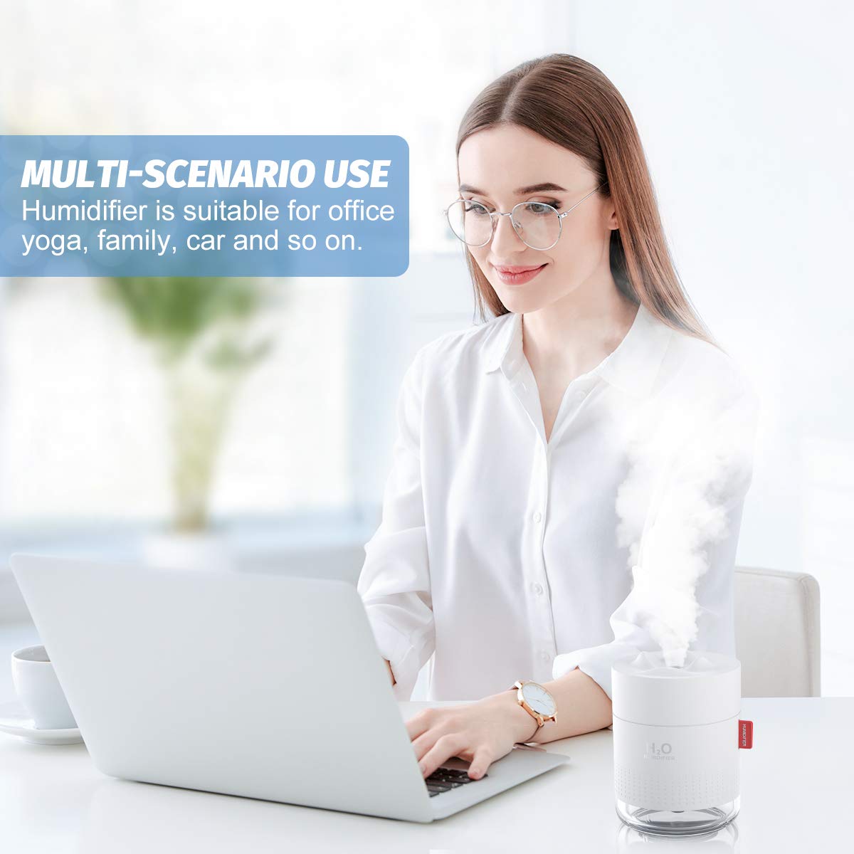 - Humidifiers 500ml | Cool Mist Humidifiers | Air Humidifier With Ultrasonic Quiet Mode -