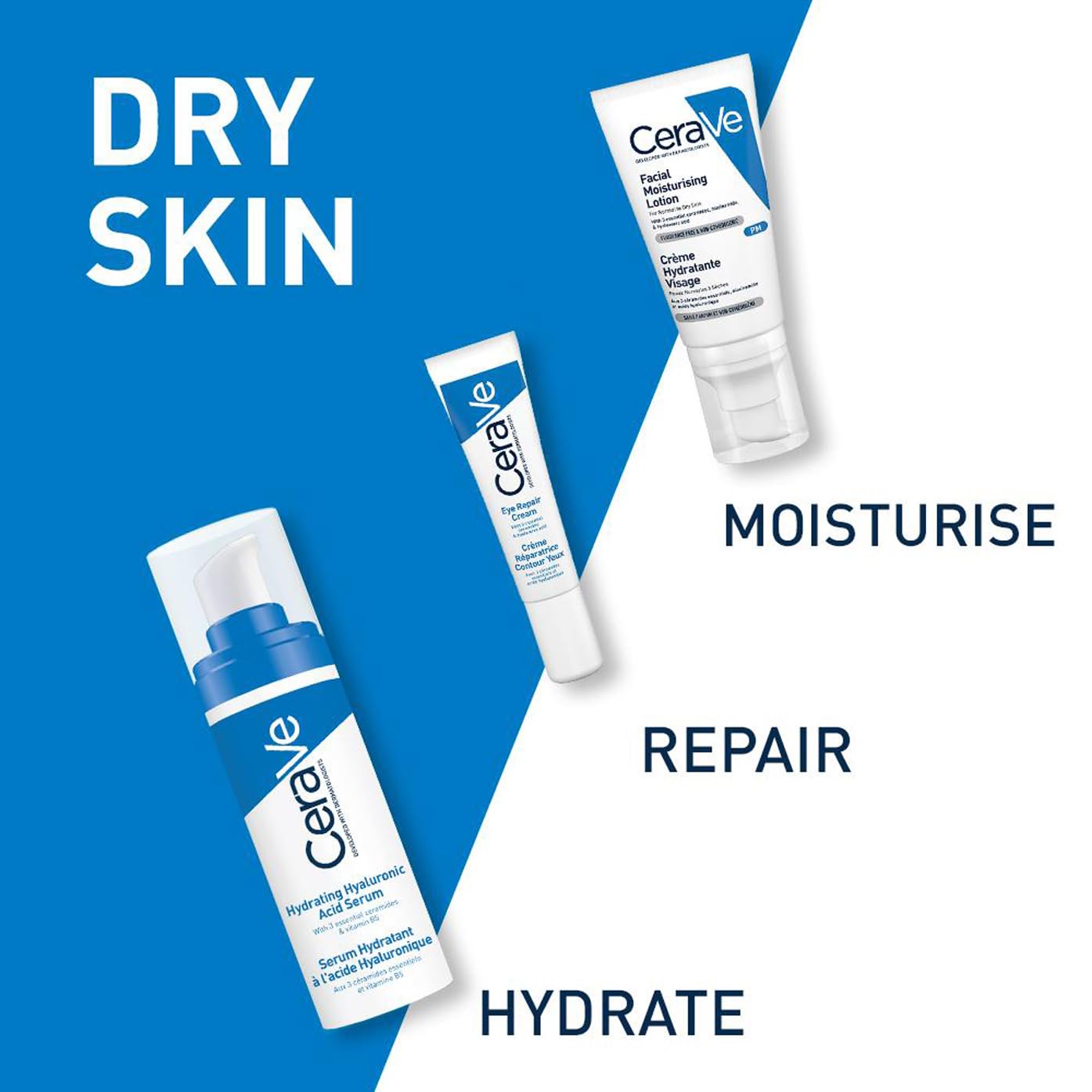 CeraVe Eye Repair Cream for Dark Circles & Puffiness 14ml with Hyaluronic Acid and 3 Essential Ceramides