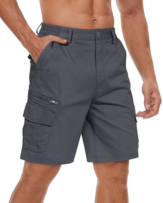 - TACVASEN  Shorts | Elasticated Waist | Summer Breathable Cargo Shorts -