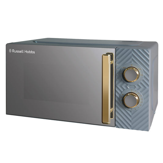 - Russell Hobbs 17 Litre | 700W | Grey Solo Manual Microwave -