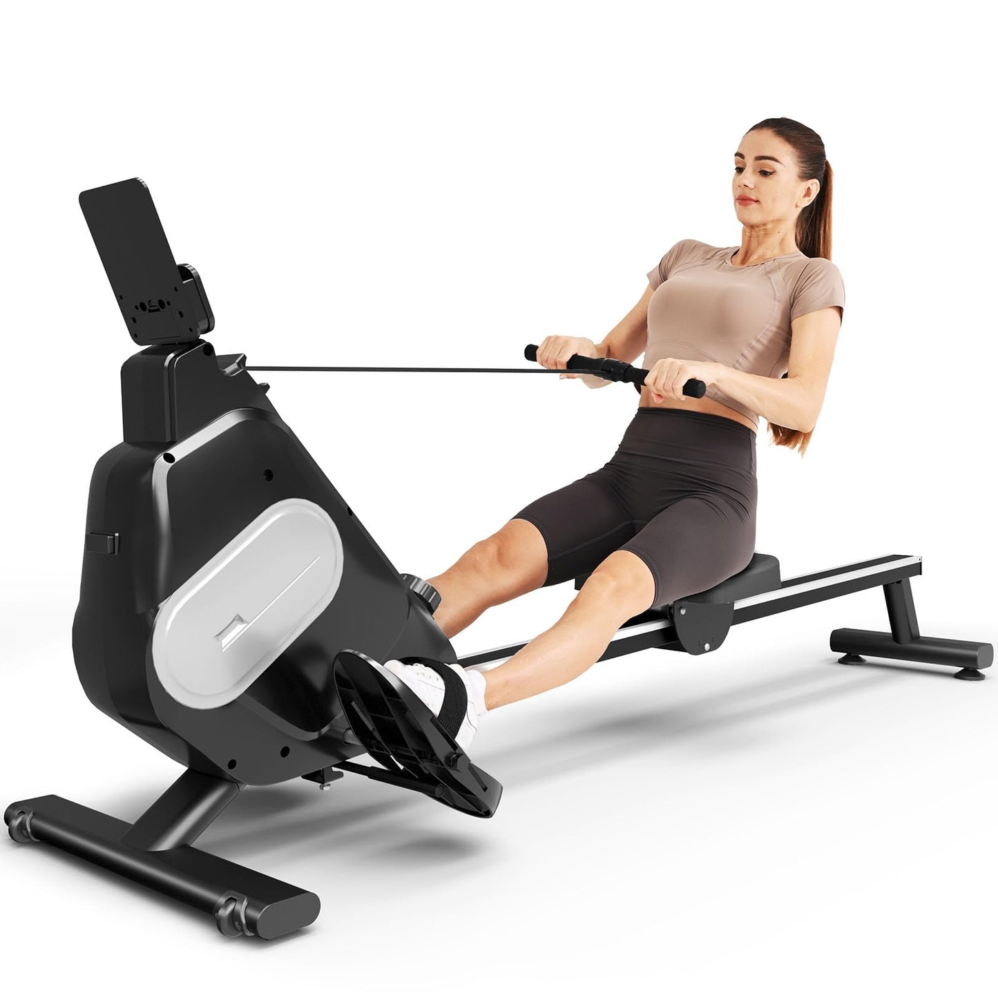 - Jupgod 16 Levels | Adjustable Magnetic Rowing Machine | Phone Holder -